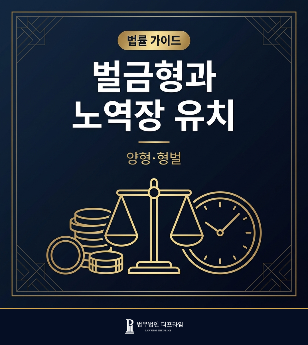 벌금형과 노역장 유치 - 양형·형벌 법률 가이드